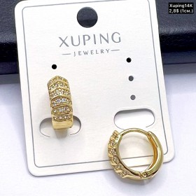 Сережки Xuping14К 10806 (1 см.)